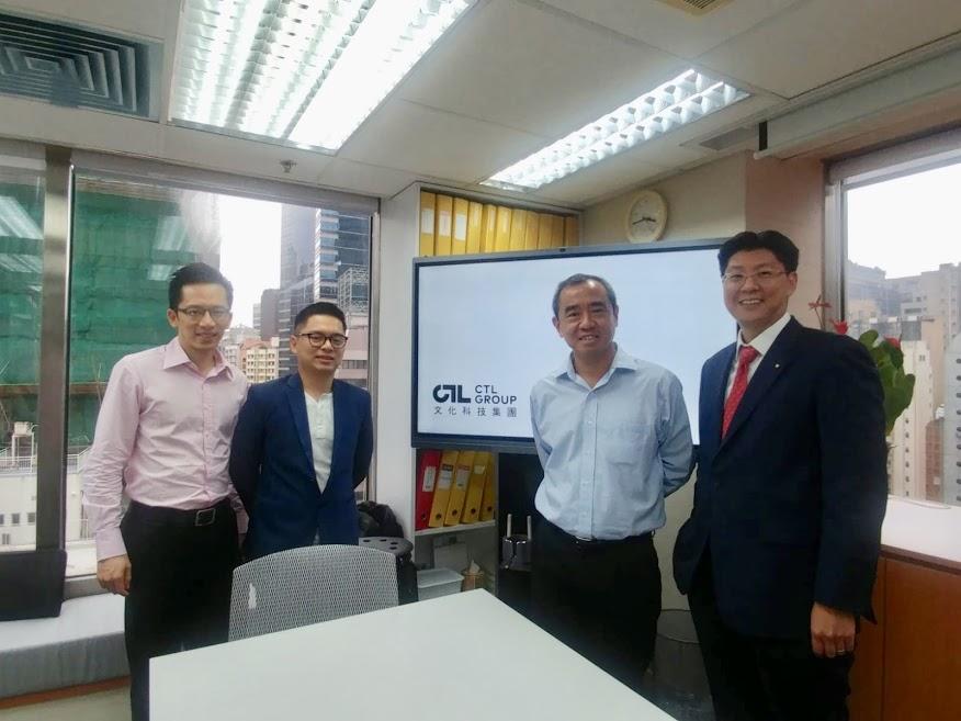 Meeting between leaders of ScentAir and CTL Group